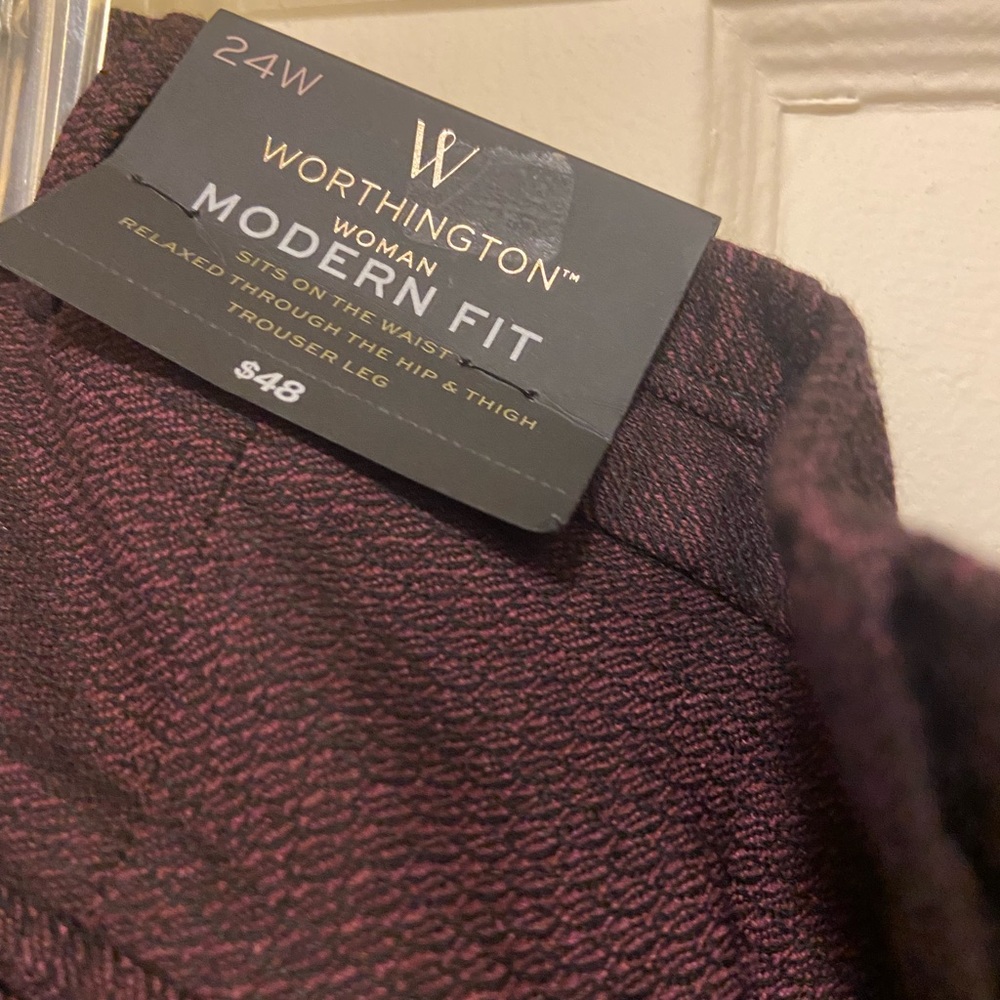 Plus Size Women Worthington Modern Fit Pants